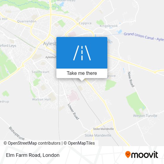 Elm Farm Road map