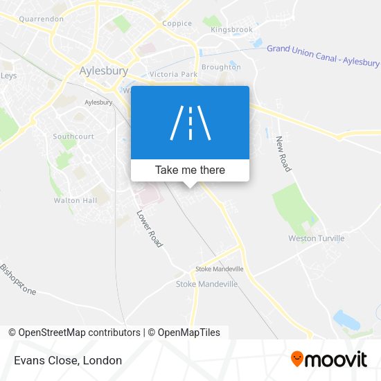 Evans Close map