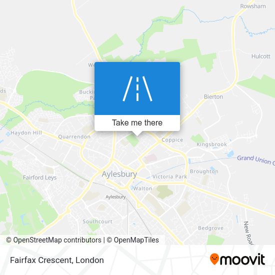 Fairfax Crescent map