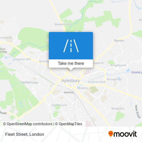 Fleet Street map