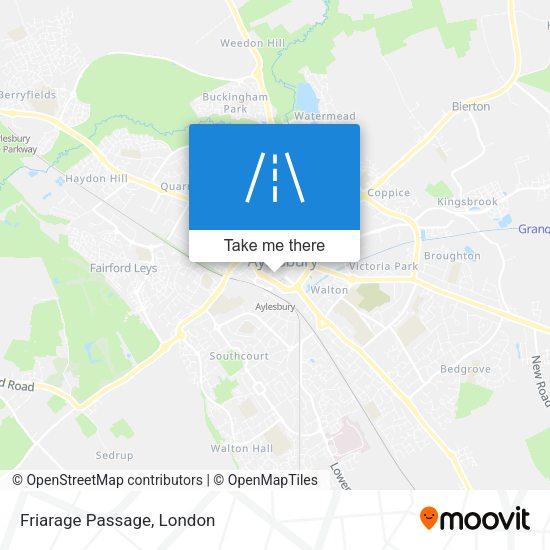 Friarage Passage map