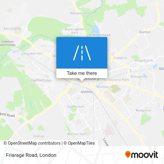 Friarage Road map