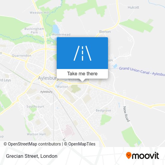 Grecian Street map