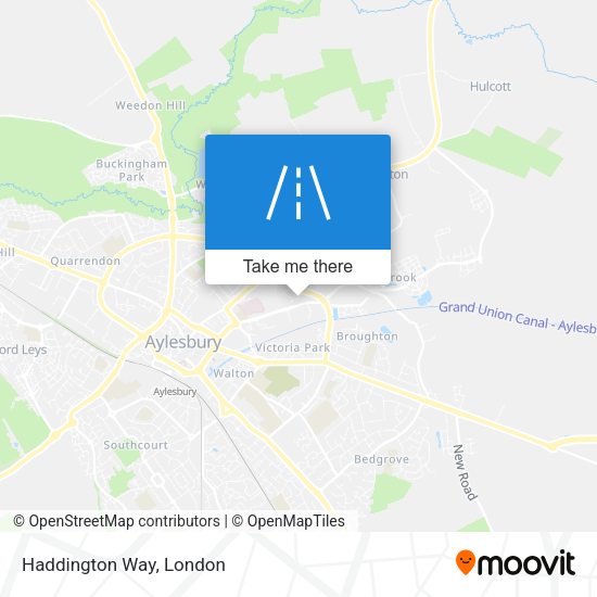 Haddington Way map