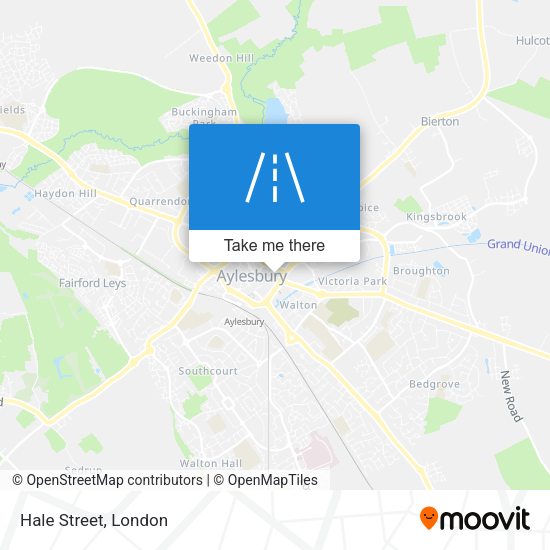 Hale Street map