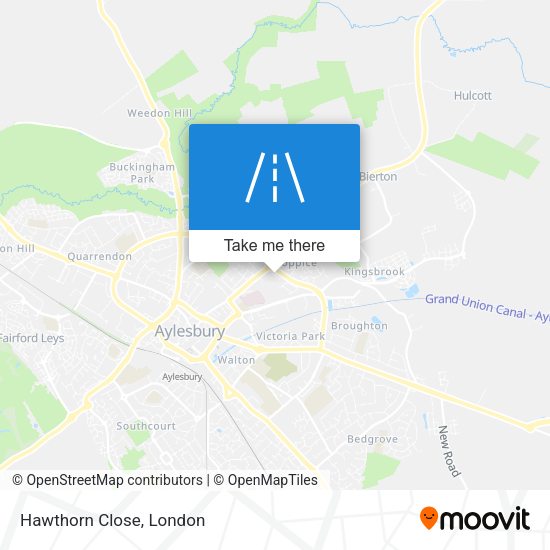 Hawthorn Close map