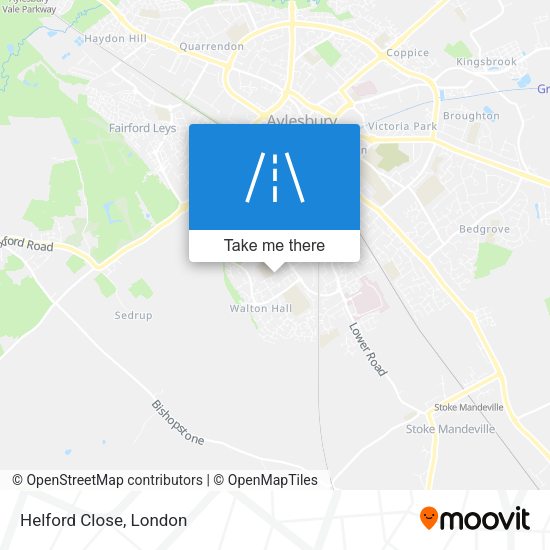 Helford Close map