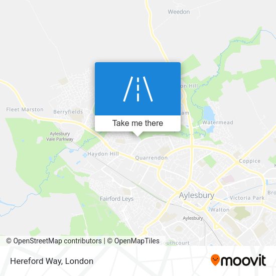 Hereford Way map