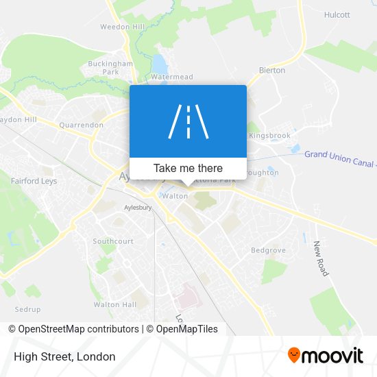 High Street map