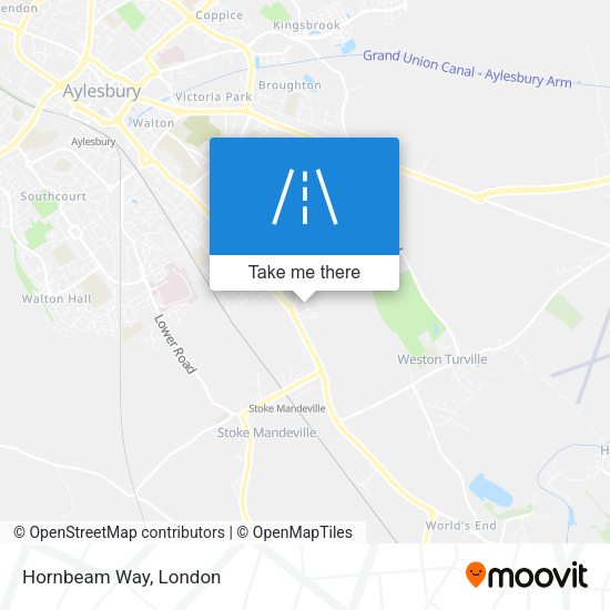 Hornbeam Way map