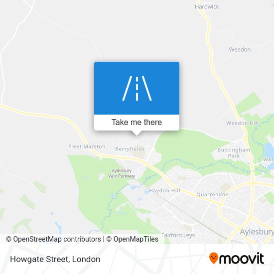 Howgate Street map