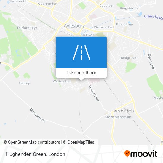 Hughenden Green map