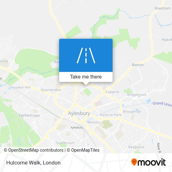 Hulcome Walk map