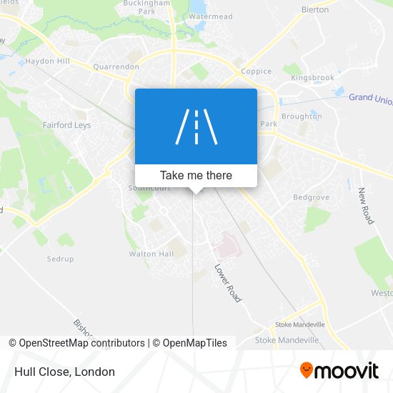Hull Close map