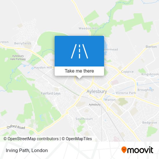 Irving Path map