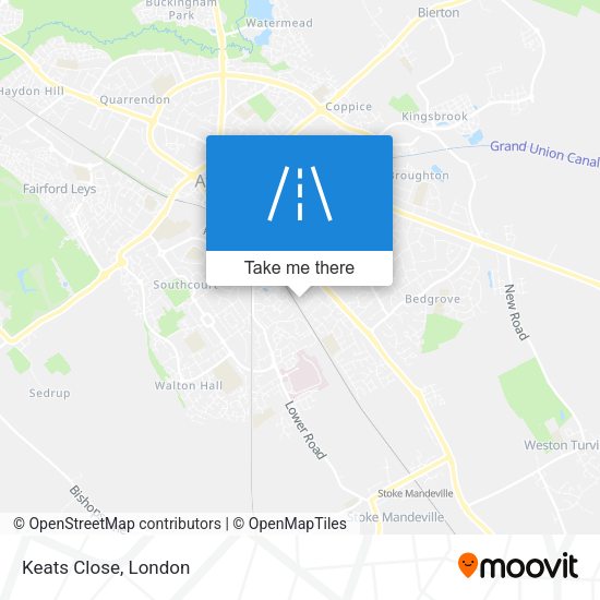 Keats Close map