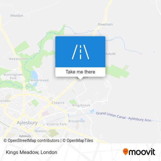 Kings Meadow map