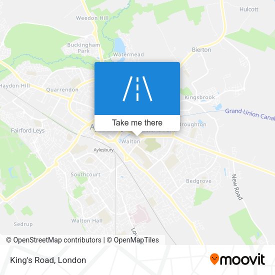 King's Road map