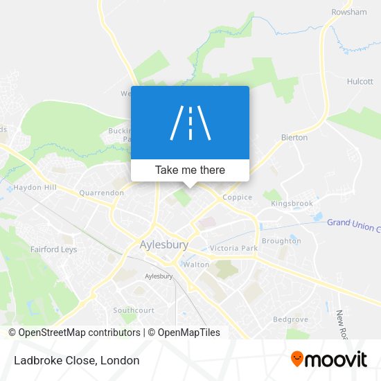 Ladbroke Close map