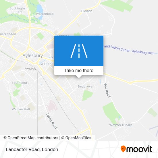 Lancaster Road map