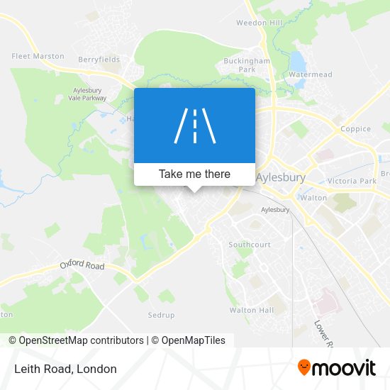 Leith Road map