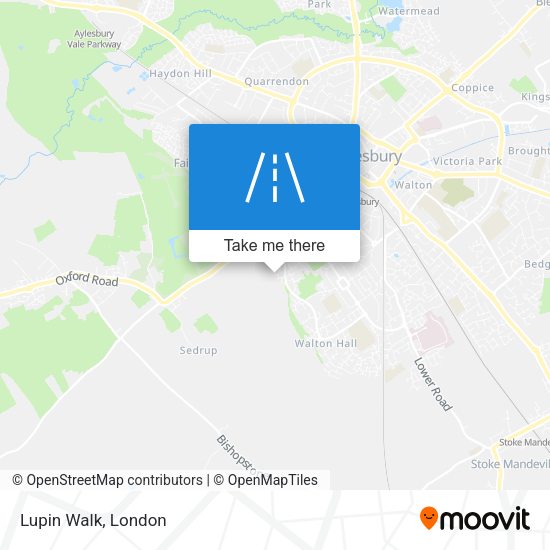 Lupin Walk map
