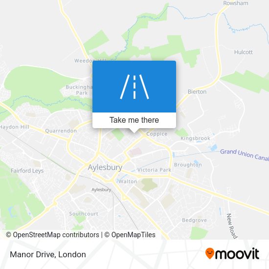 Manor Drive map