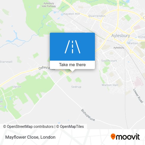 Mayflower Close map