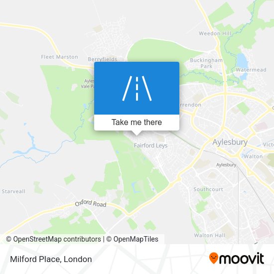 Milford Place map
