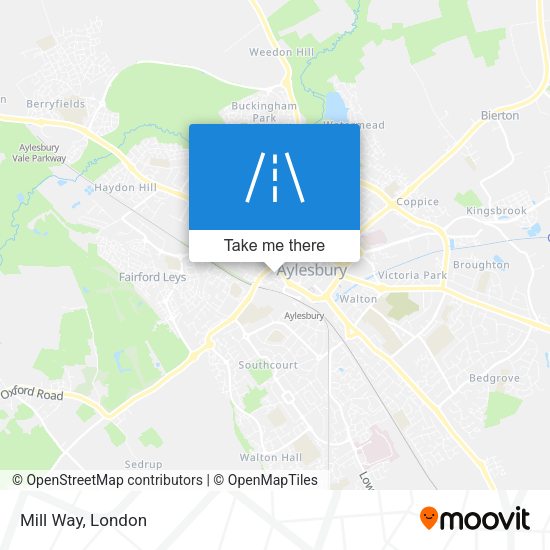 Mill Way map