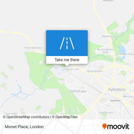 Monet Place map