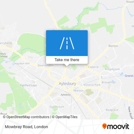 Mowbray Road map