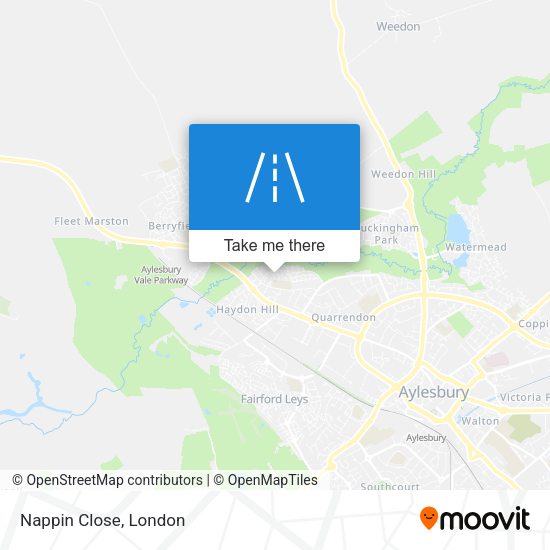 Nappin Close map