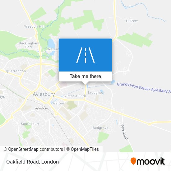 Oakfield Road map