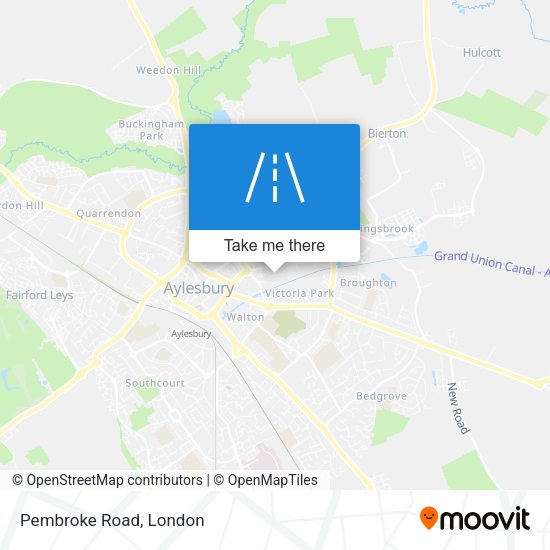 Pembroke Road map