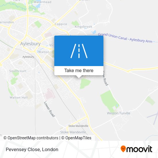 Pevensey Close map