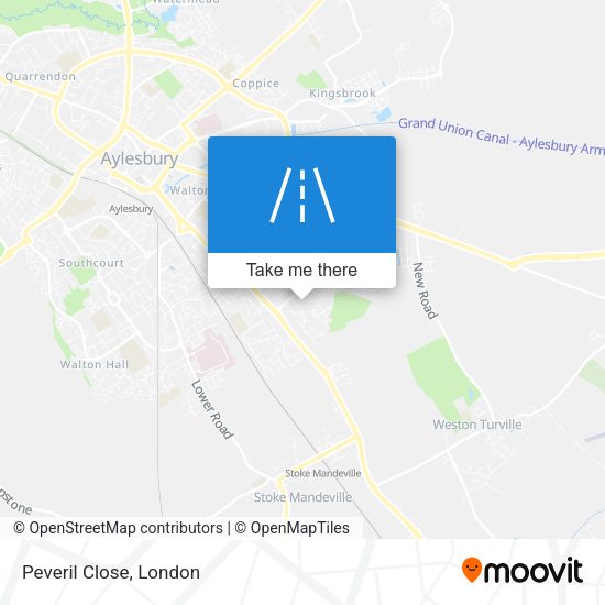 Peveril Close map