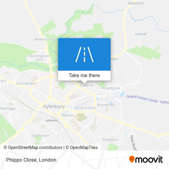 Phipps Close map