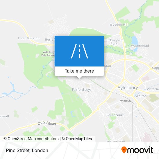Pine Street map