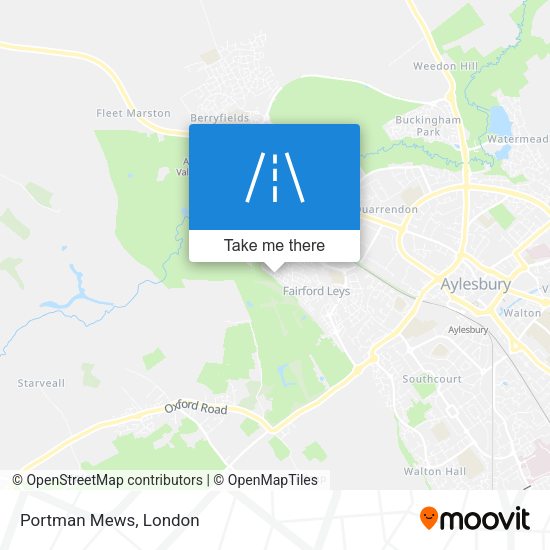 Portman Mews map