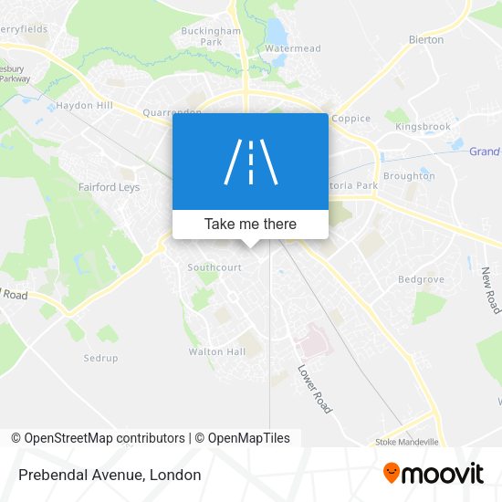 Prebendal Avenue map