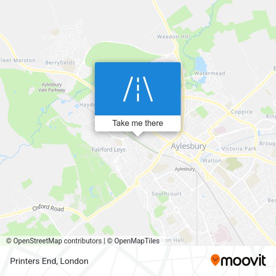 Printers End map