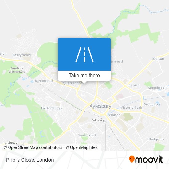 Priory Close map