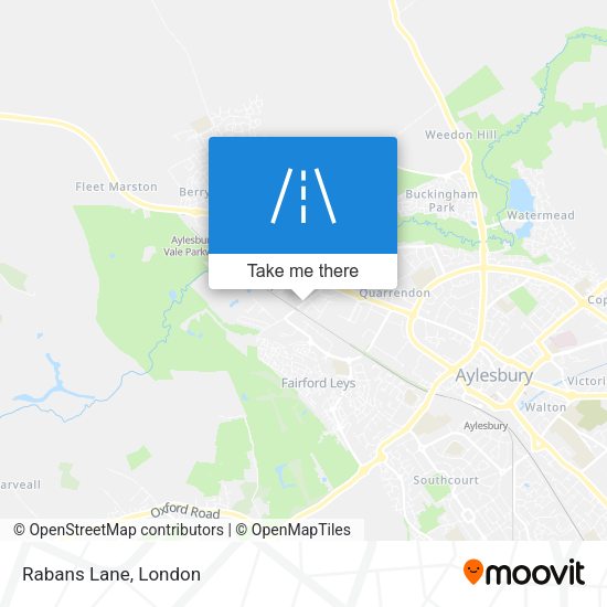 Rabans Lane map