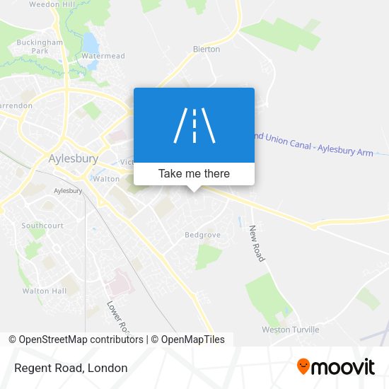 Regent Road map