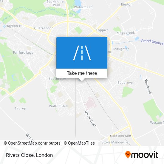 Rivets Close map