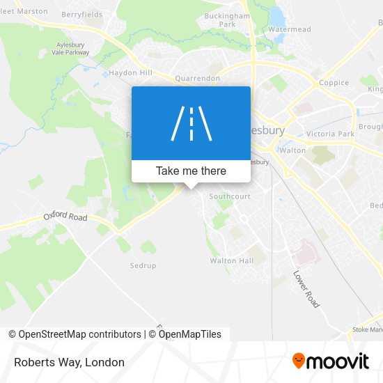 Roberts Way map