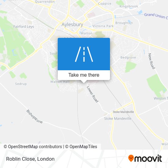 Roblin Close map