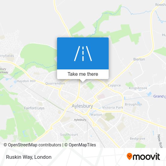 Ruskin Way map