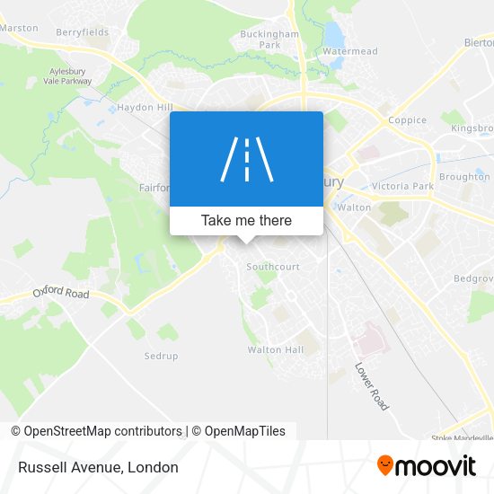 Russell Avenue map